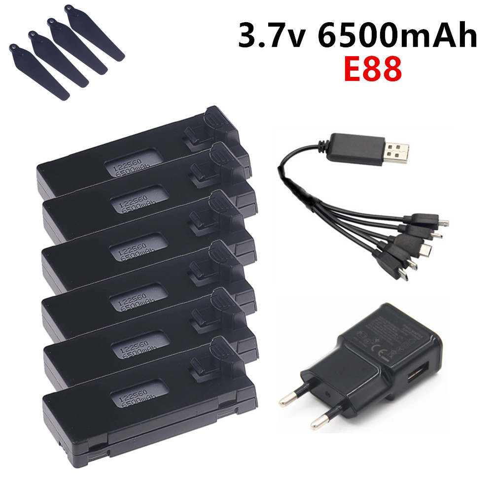 3.7V 6500mAh Lipo Battery For  - Drone E88 Rc Quadcopter review and price