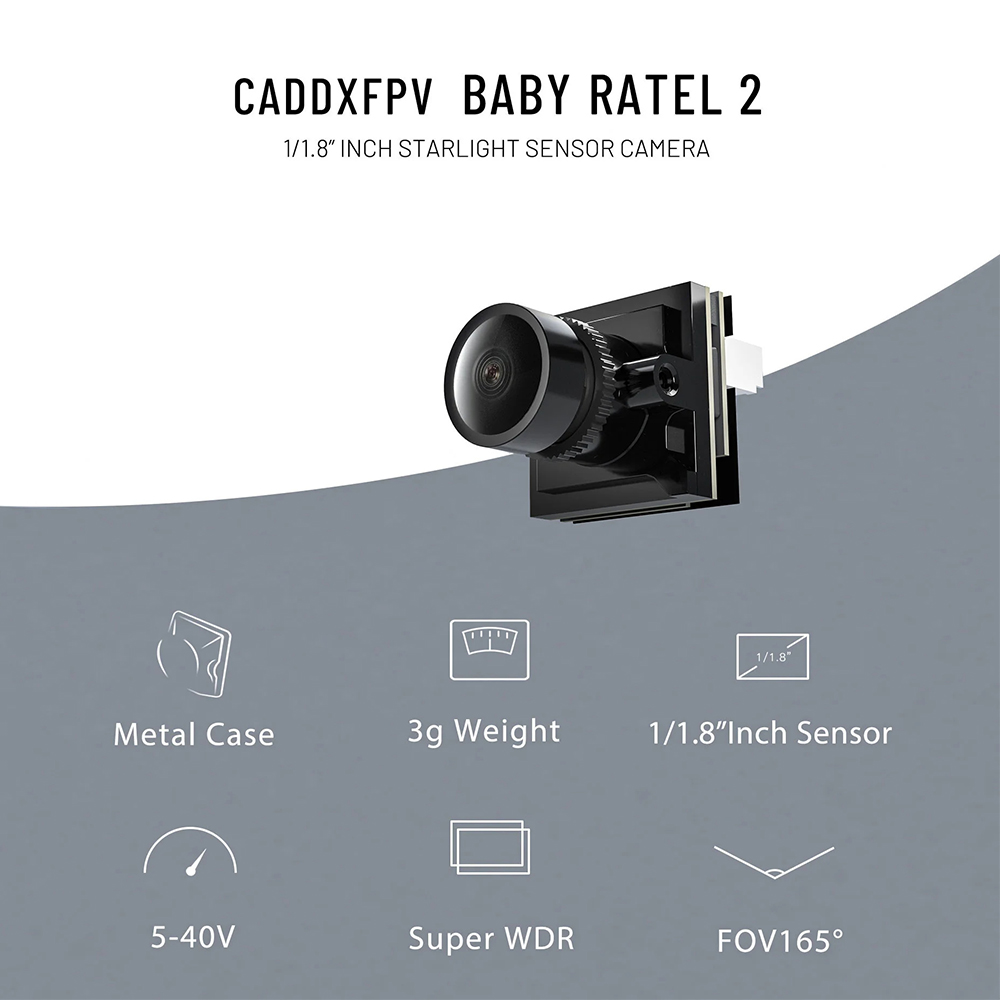 CADDX Micro FPV Camera Ratel 2 - Drone Ae Rc review and price