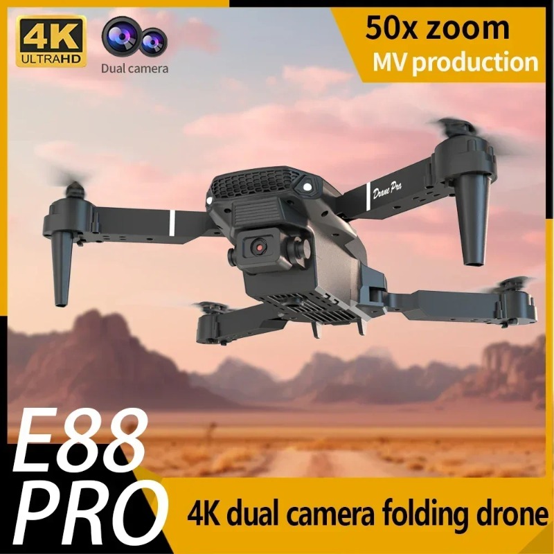 E88 Mini Drone 4K HD Camera Wi - Drone E88 Rc Quadcopter review and price
