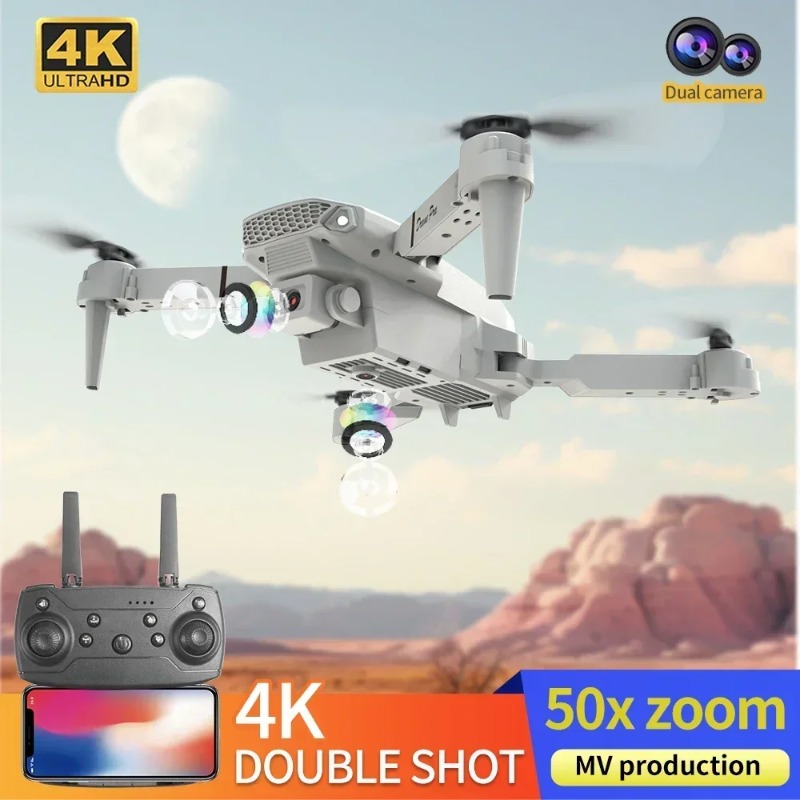E88 Mini Drone 4K HD Camera Wi - Drone E88 Rc Quadcopter review and price