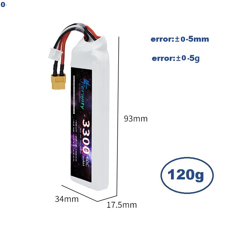 2S 7.4V LiPo Battery 3300mAh 6 - Drone Rc Leading review and price