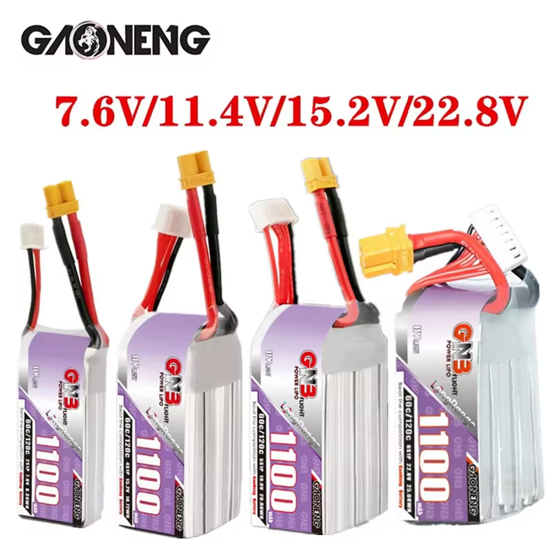 GNB 1100mAh 2S 3S 4S 6S 60C/12 - Drone Rc Leading review and price