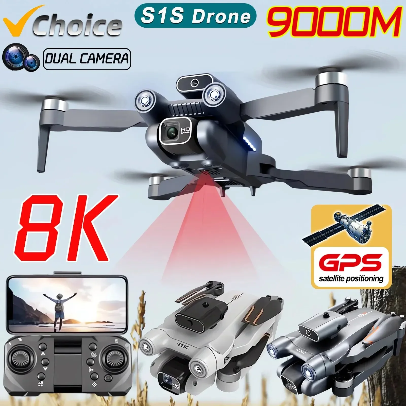 S1S Brushless Drone 4k Profess - Drone S1S Rc Quadcopter review and price